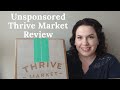 Thrive Market Unboxing and Review// My first order