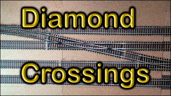 43. Installing a diamond crossing at Chadwick Model Railway.