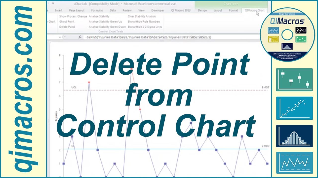 delete point from control chart youtube