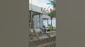 Công bố tình huống khẩn cấp sạt lở bờ sông Cần Giuộc và Vàm Cỏ Tây #shorts