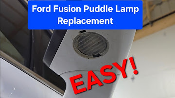 Ford Fusion Puddle Lamp Replacement