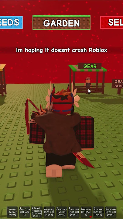 Grow A Garden Update CRASH Roblox.. 🤣