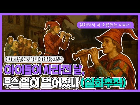 아이들이 사라진 날 무슨 일이 벌어졌나 하멜른의 피리부는 사나이 동화 뒤에 숨겨진 진실 실화 기반 미스터리 