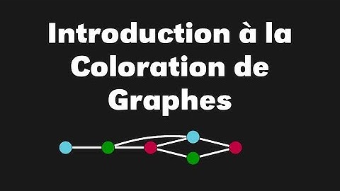 Introduction au problème de coloration de graphes, nombre chromatique