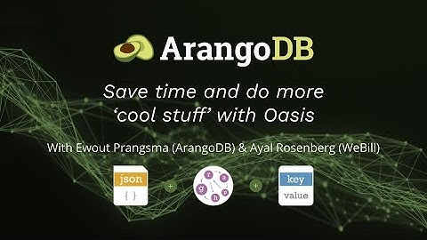 Save time and do more cool stuff with ArangoDB Oasis
