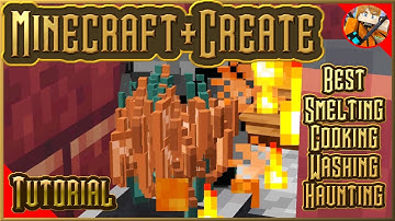 How to BULK Smelt - Create Mod Tutorial - Minecraft