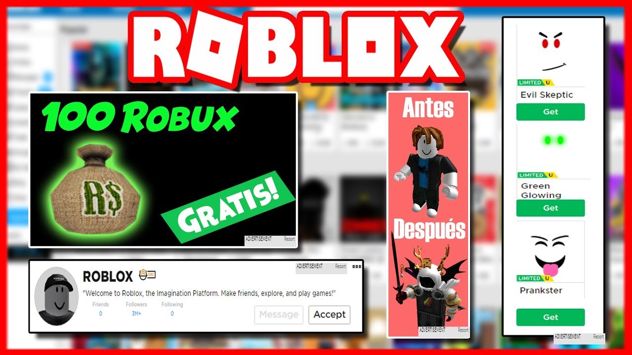 Anuncios De Roblox Que Prometen Robux O Cosas Gratis 1 No Caigas En Estas Estafas - platforms for roblox