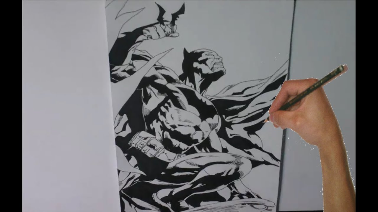 batman comic drawings