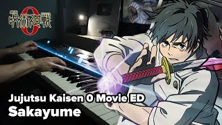 Jujutsu Kaisen 0 Movie ED 「Sakayume」 Piano Cover／ King Gnu