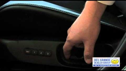 How To Program Power Seats 2011 Mazda CX-7