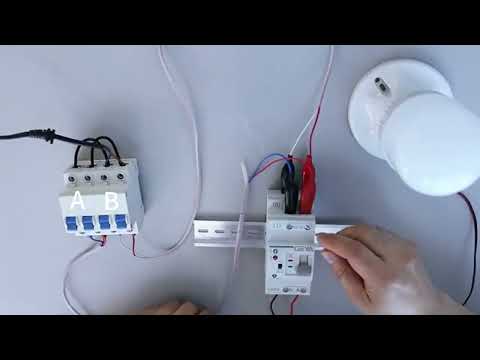 Автоматичний 25А модульний селекторний однофазний перемикач-автомат введення резерву GEYA G2R 2P АВР ATS, видео 1