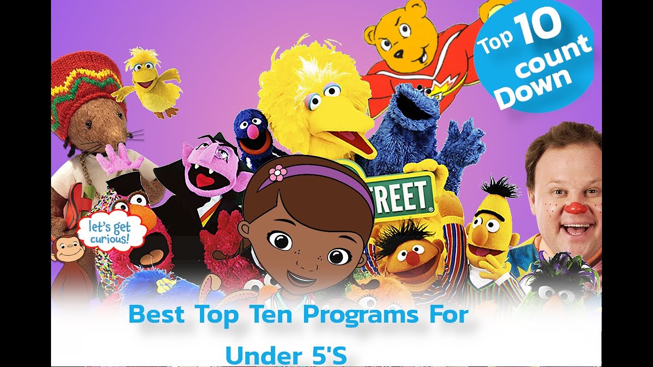 Top Ten Kids TV Shows for under 5'S YouTube