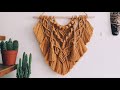 Macrame wall hanging tutorial // boho // step by step DIY