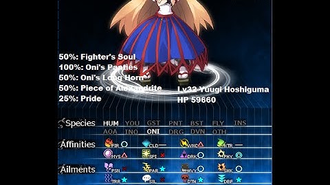 Labyrinth of Touhou 2 New game+ Hard Mode boss 21: Yuugi Hoshiguma