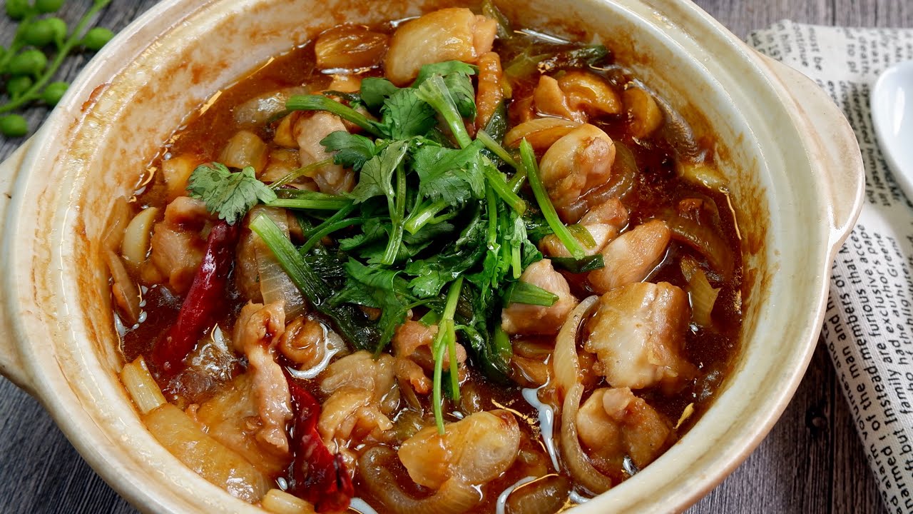 Only 7 ingredients! Super Easy Prawn Paste Chicken Pot  Chinese Cooking  Chicken Recipe