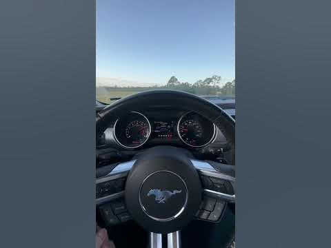 2021 Mustang EcoBoost convertible stock 0-60 - YouTube