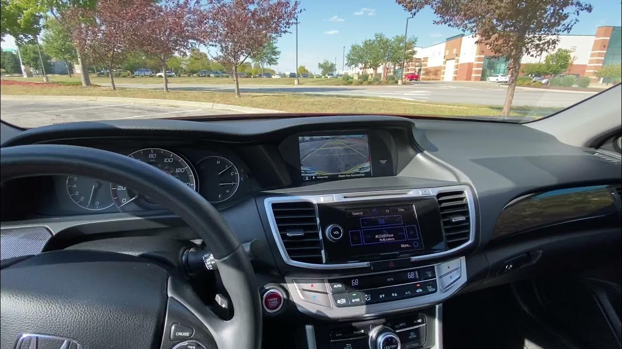 2015 Honda Accord backup camera out of sync with steering wheel YouTube