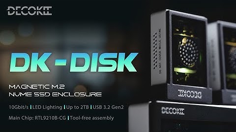 DECOKEE—Magnetic M.2 NVMe SSD Enclosure: The Ultimate Fast Storage Solution!