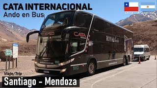 Travel SANTIAGO MENDOZA by bus CATA INTERNACIONAL ROYAL SUITE 1012, MARCOPOLO G7 - M. Benz