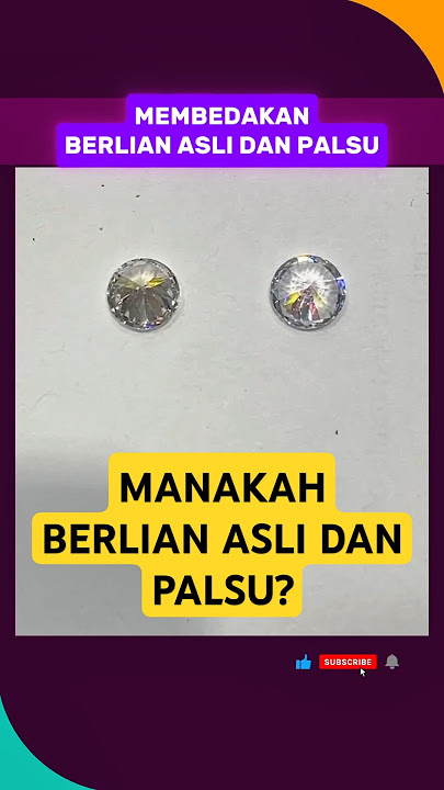 BERLIAN ASLI DAN PALSU #diamond #shorts #viralvideo #berlian