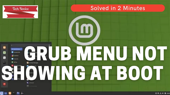 No Grub Menu at Boot | Grub Menu Not Showing | Linux Mint 20.2 Grub After Deleting Ubuntu Partition