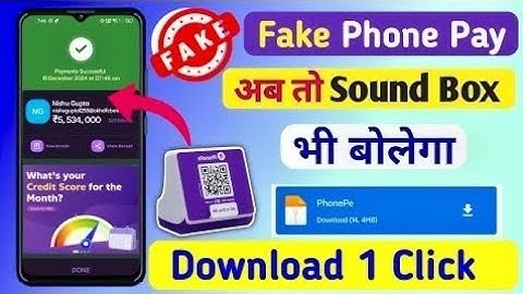 Fake Phone pay with Sound Box ✅|| Fake Phonepe Apk Download | Fake Phonepe Download Kaise Kare
