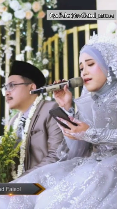 Viral!!! Qori'ah Internasional Tilawah di Nikahan sendiri!!! #shorts #shortsviral #tarannum