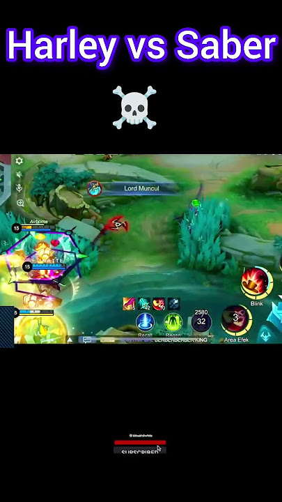 Harley vs Saber #shorts  #mobilelegends  #saber