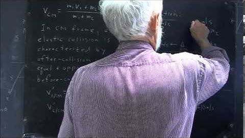 231 134 analyzing elastic collision using CM frame