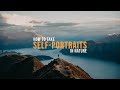 How to take self portraits in nature // Landscape photography