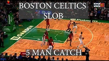 Boston Celtics/Brad Stevens - 5 Man Catch SLOB