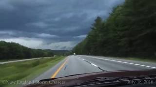 Severe Thunderstorms w/ three intercepts 7/18/2016 | Derry, NH