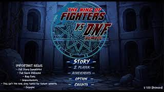 The King Of Fighters Vs DNF Remade (RELEASED)