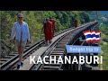 Traveling to kachanaburi by train  erawan fall  death railway  krasae cave