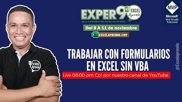 Trabajar con formularios en excel sin VBA | Excelaprende
