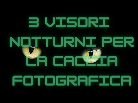 Tre visori notturni