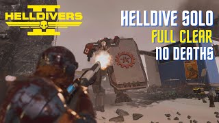 Helldivers 2: Having Fun With The Break-Action Shotgun (Helldive Solo /// All Clear /// No Deaths)