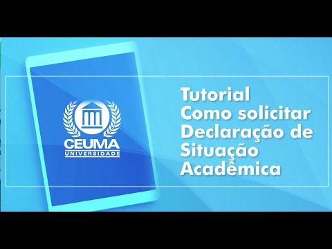 Tutorial Declaração Acadêmica no Portal do Aluno