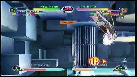 MvC2 Online (360): Anonymous Usar (Doom/Hood/Tron) vs NeoKarsh (Jill/Storm/Cap) 4 .:12.18.09:.