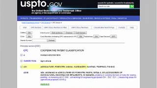 LAW 141 - Patent Searching using the CPC system