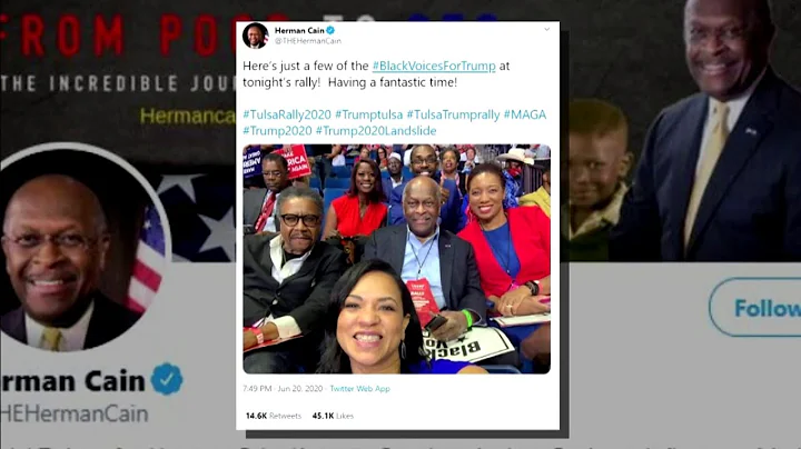 Herman Cain treated for COVID-19 after attending Trump rally