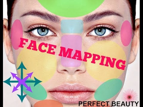 Reflexology Face Chart Acne