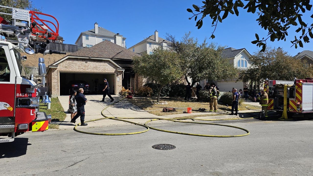 2 hospitalized after house fire on North Side, SAFD says - YouTube