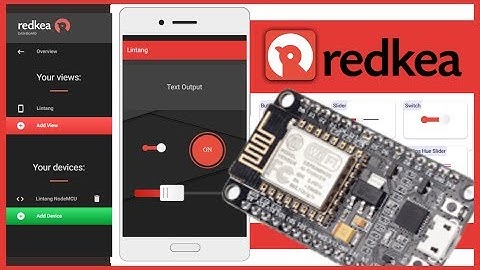 ESP8266 NodeMCU & Redkea App Builder