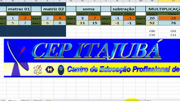 CEP ITAJUBA LINGUAGEM DE PROGRAMAÇÃO MATRIZES PARTE 01
