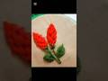 Hand embroidery flower pattern #embroidery #youtubeshort #viralshorts