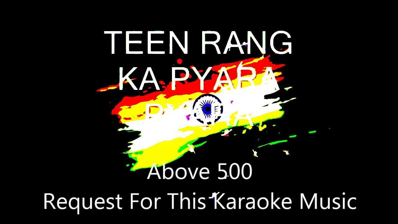 Three Colored Cute Karaoke Music Inspired By Swardham Online Channel For Children