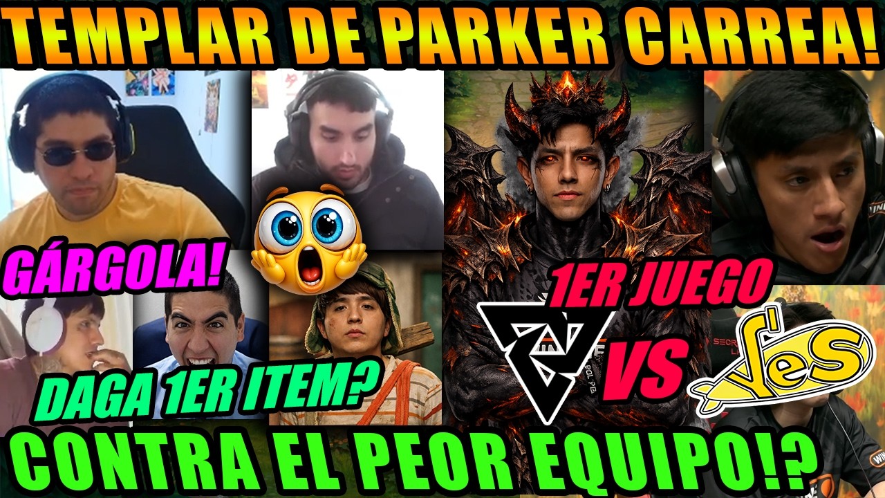 😱¡LO GANKEAN A CADA RATO A PARKER!😯 PARKER DAGA PRIMER ITEM + TUNDRA VS YELLOW SUBMARINE!!🔥