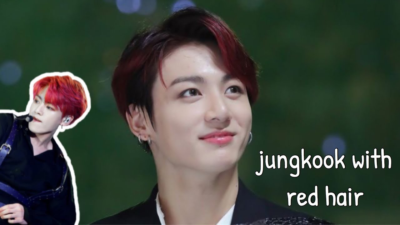 jungkook's red hair YouTube