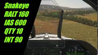 Dcs World Fa-18C Hornet - Snakeye Vs Fuel Track Column